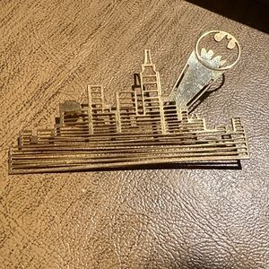 Vintage Rosecraft DC Comics Bat-Signal Brooch 1989